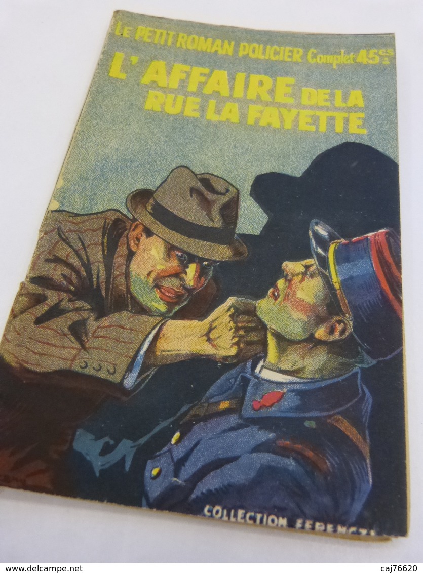 L'affaire De La Rue Lafayette , Le Petit Roman Policier ,C. Forge (cai01) - Ferenczi