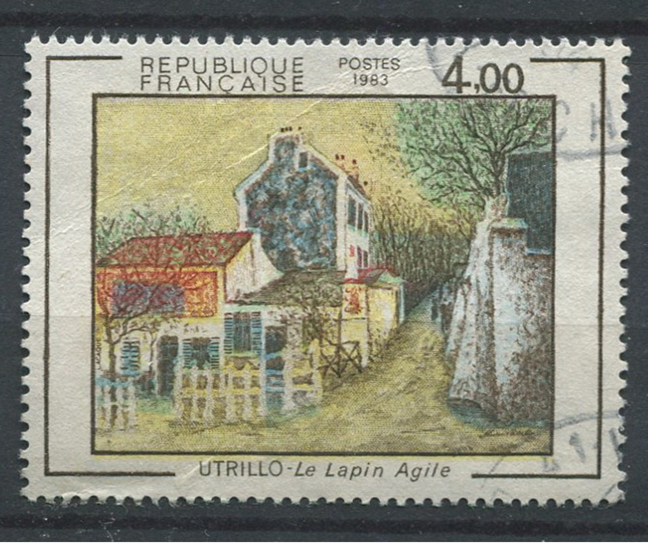 France 1983 - N° 2297 - Maurice Utrillo - Le Lapin Agile - Oblitéré - * - Gebraucht