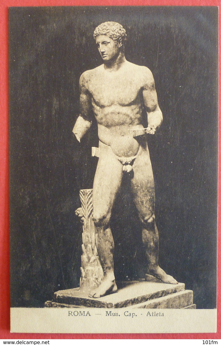 ROMA - MUSEO CAPITOLINO - ATLETA - Sculptures