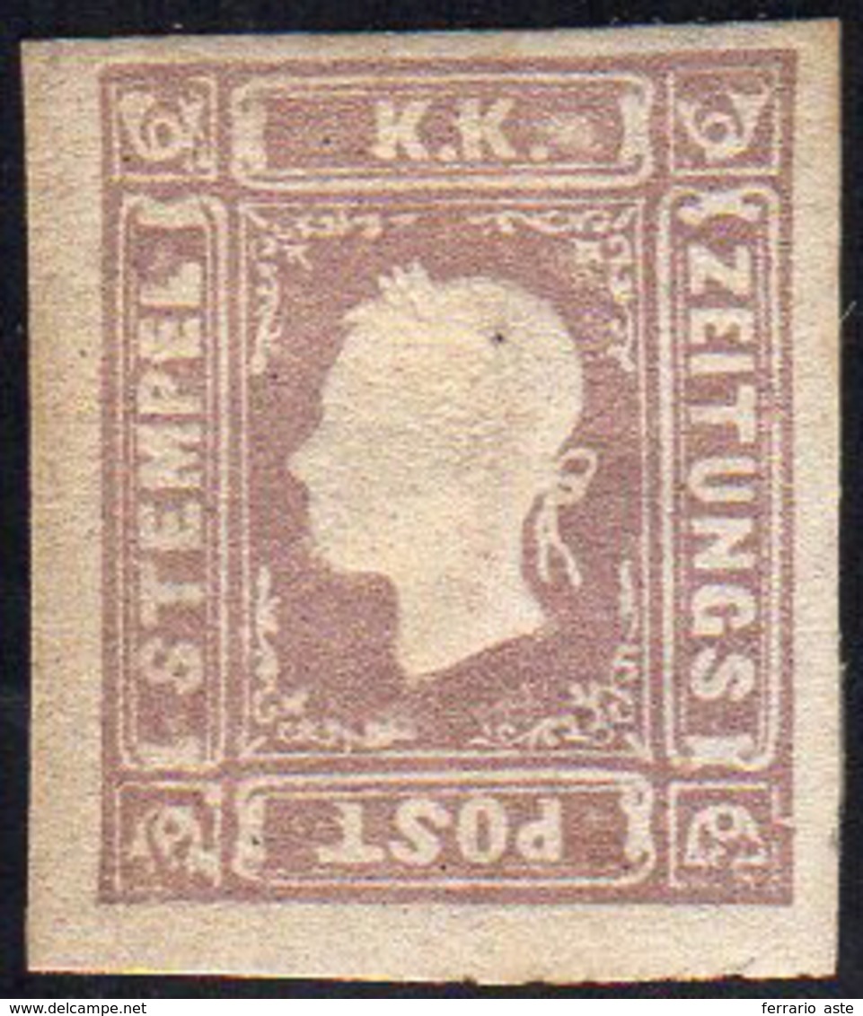 1859 - 1,05 S. Lilla Grigio (9), Gomma Originale, Perfetto. A.Diena, Cert. Ferrario.... - Lombardo-Venetien