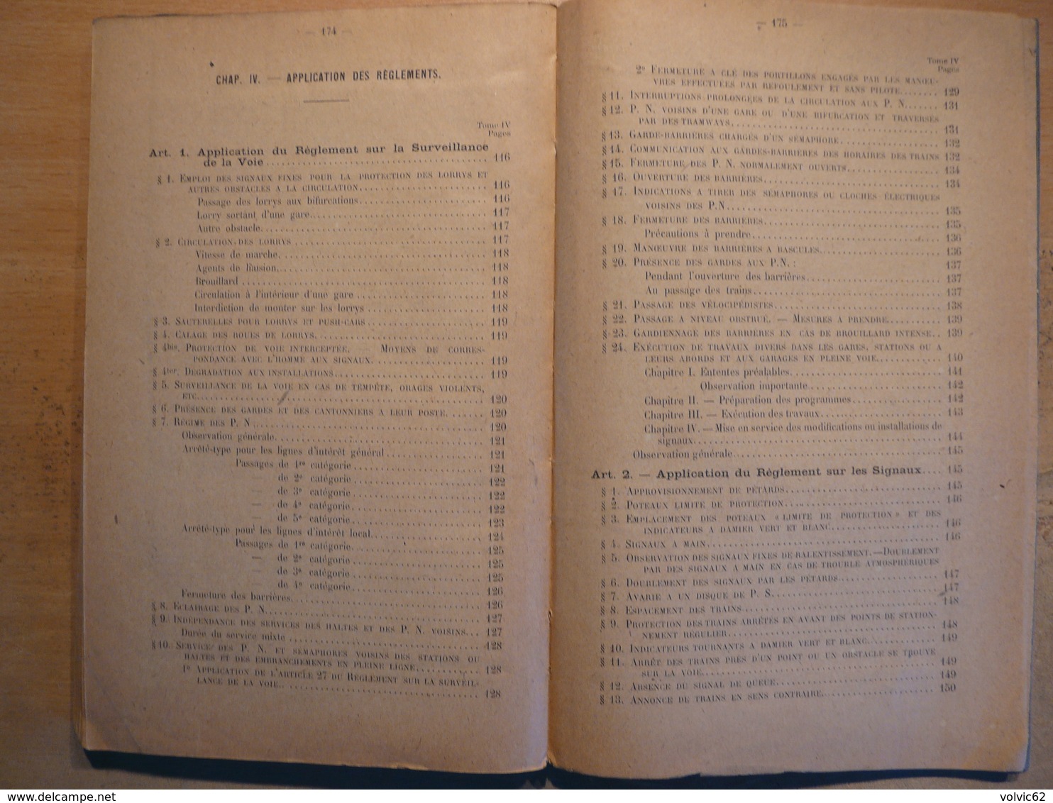 Aide mémoire des agents service voie  surveillance 1920 chemin de fer SNCF train