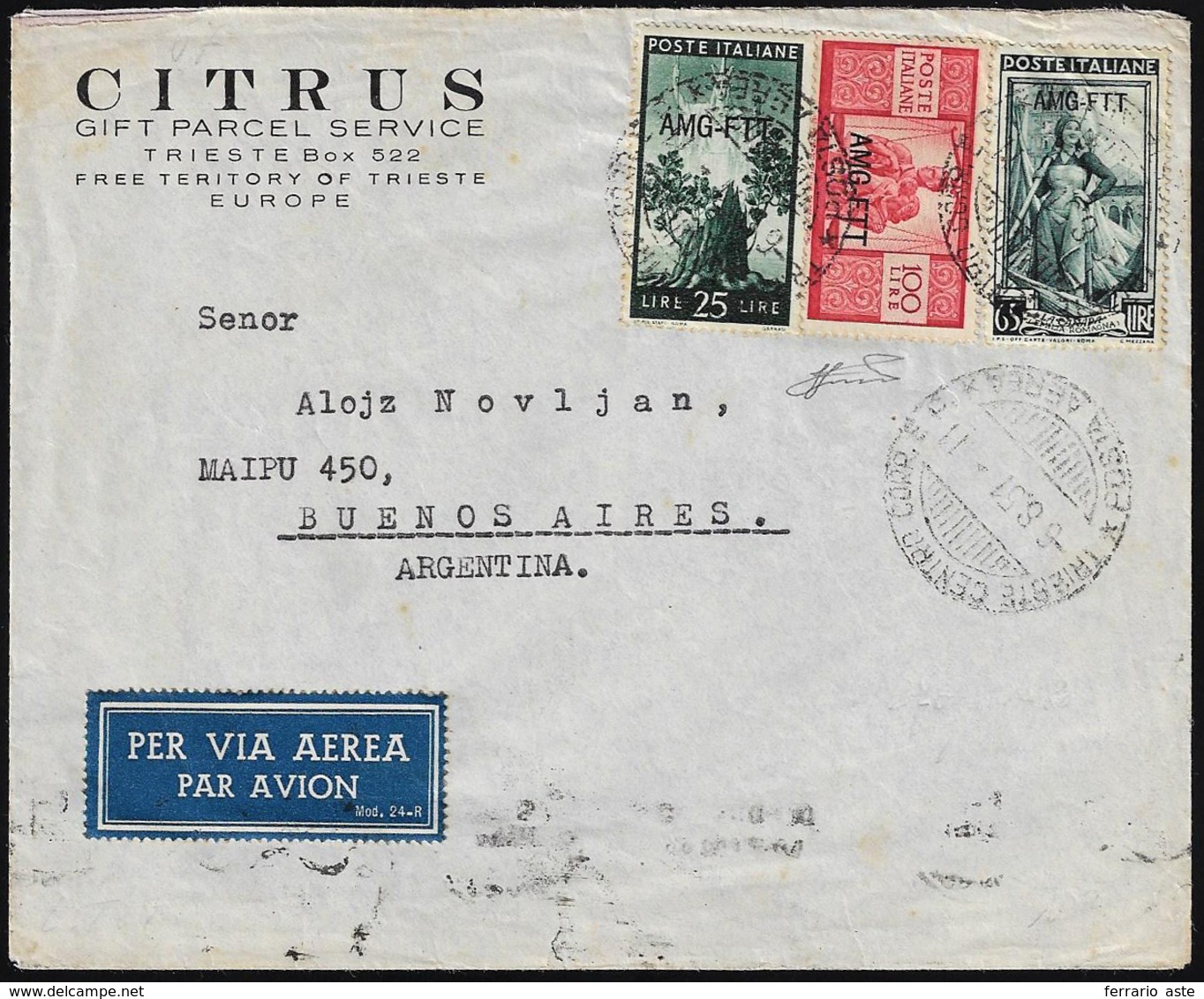 1951 - 100 Lire Democratica, Soprastampa Su Una Riga, 25 Lire Democratica, 65 Lire Italia Al Lavoro ... - Sonstige & Ohne Zuordnung