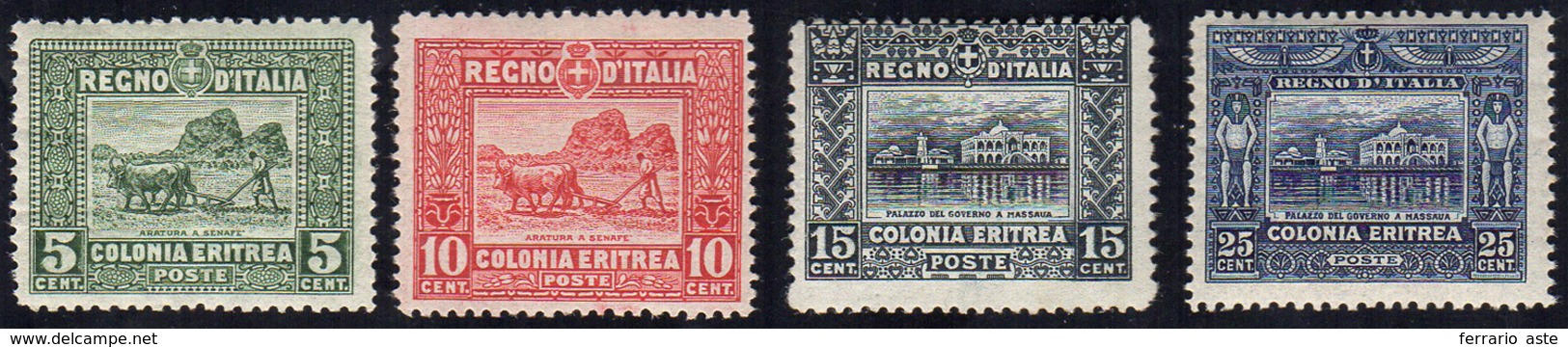 1910/14 - Soggetti Africani (34/37), Gomma Originale Integra. Perfetti.... - Eritrea