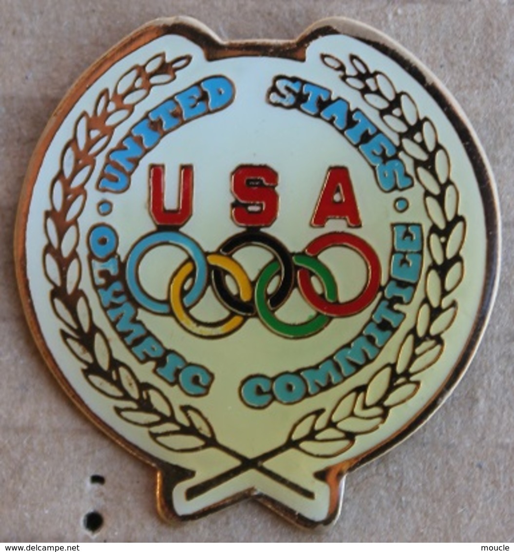 COMITE OLYMPIQUE DES ETAS UNIS - USA -UNITED STATES OLYMPIC COMMITTEE - JEUX OLYMPIQUES -  AMERIQUE - LAURIERS - (21) - Olympic Games