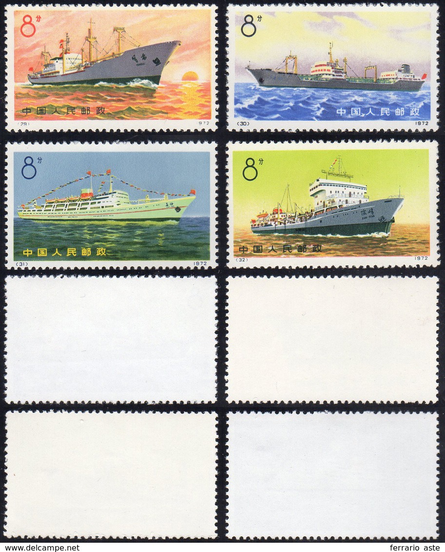 1972 - Boats, Complete Set Of 4 (M.1113/1116), Without Gum As Issued, Perfect Conditions.... - Sonstige & Ohne Zuordnung