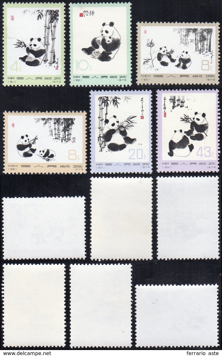 1973 - Panda, Complete Set (M.1126/1131), O. G., MNH.... - Other & Unclassified