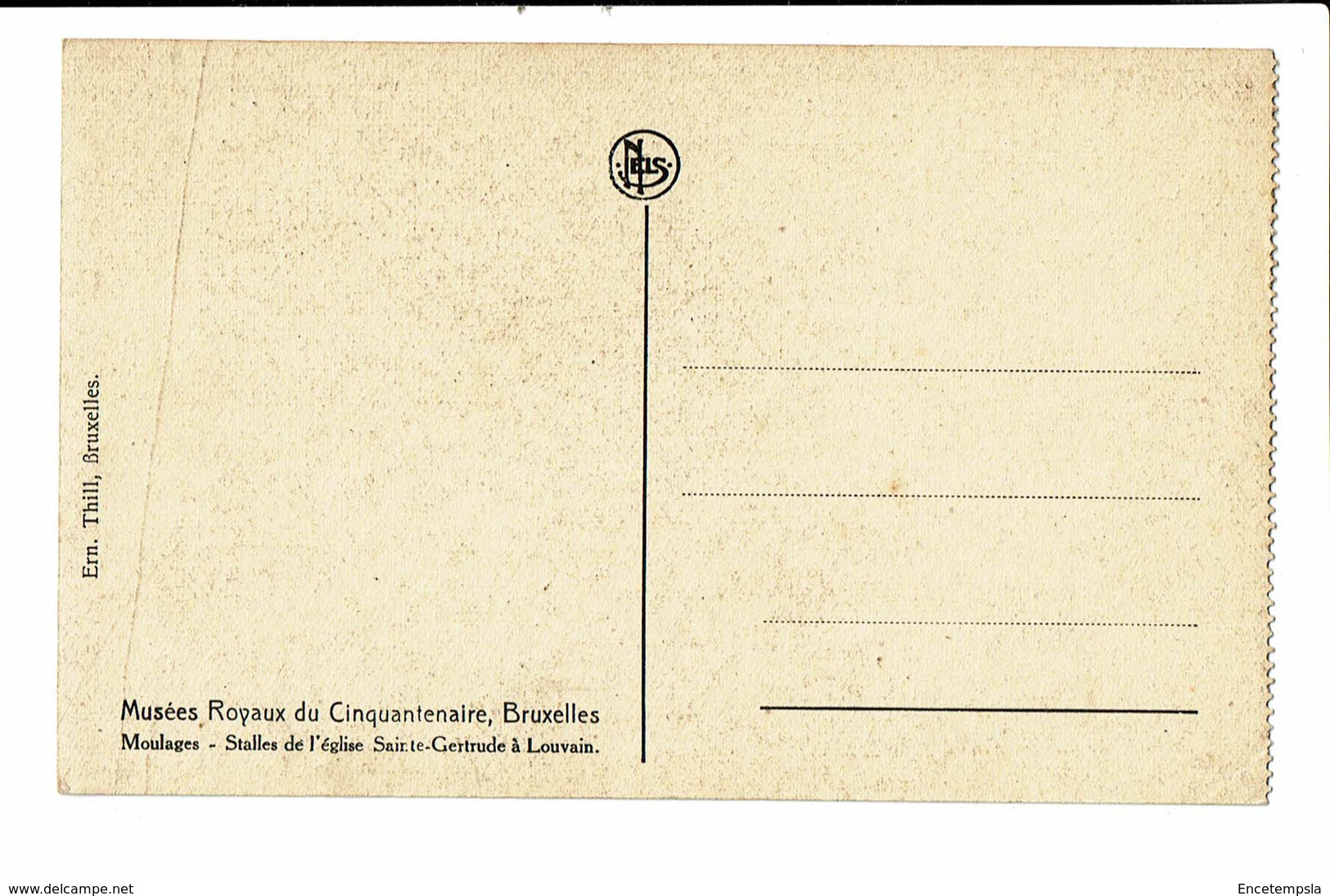 CPM - Carte Postale -Belgique -Bruxelles Musée Du Cinquantenaire-Stalles De L'Eglise Ste Gertrude De Louvain VM866 - Musea