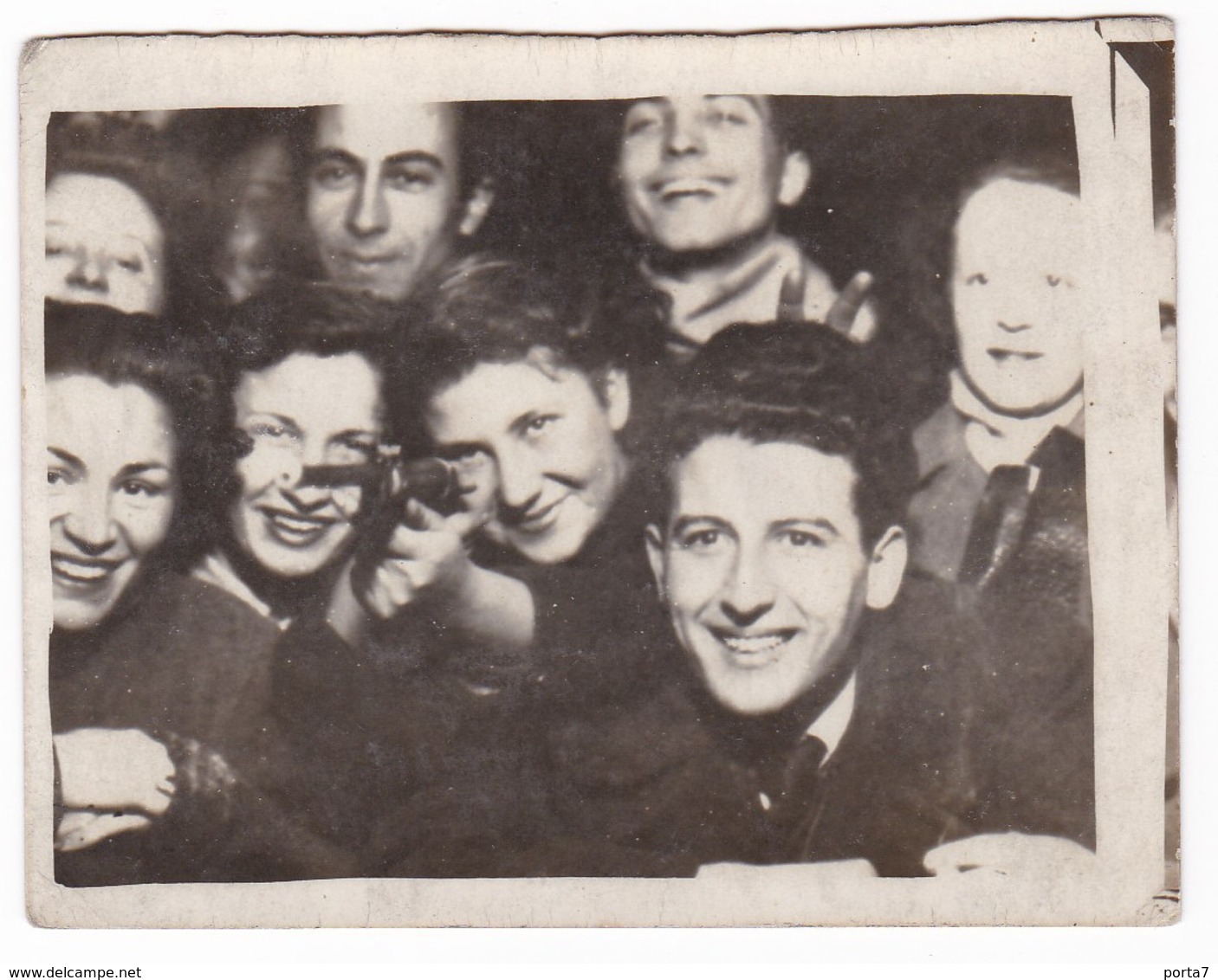 LUNA PARK TIRO A SEGNO - SHOOTING STAND -  TIR A LA CARABINE -  FOTO ORIGINALE  1946 - Persone Anonimi