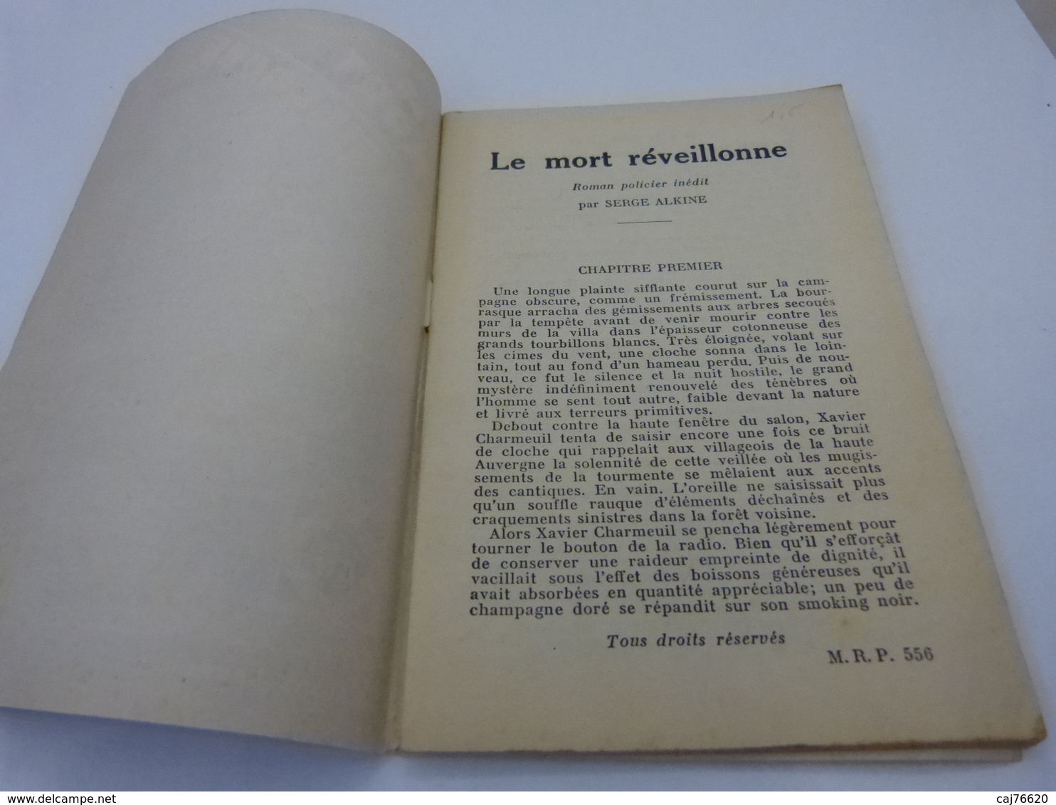 Le Mort Réveillonne , Mon Roman Policier ,serge Alkine (cai01) - Ferenczi