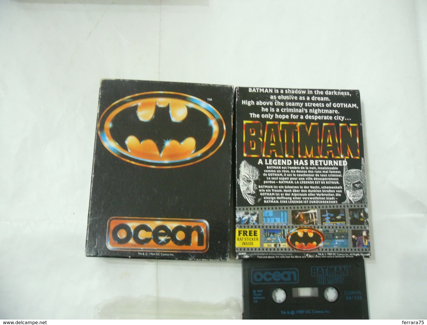 BATMAN OCEAN COMMODORE SPECTRUM AMSTRAD VINTAGE. - Commodore