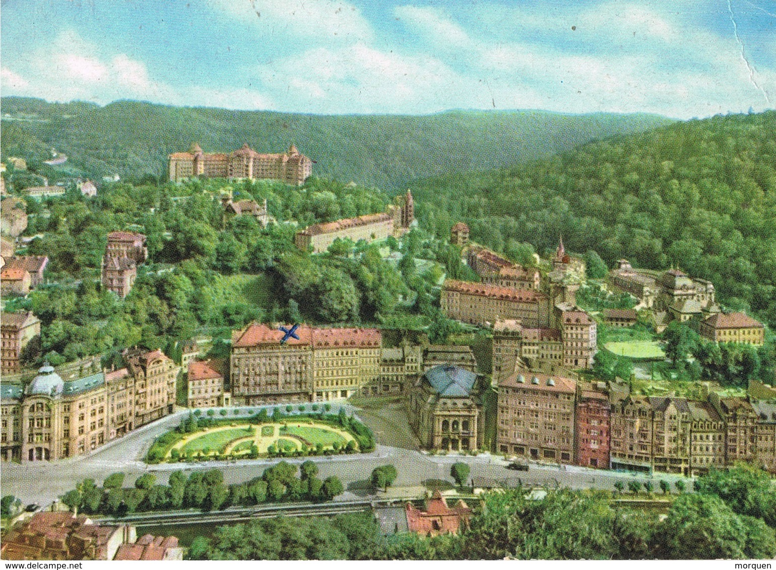 31602. Postal KARLOVY VARY (Checoslovaquia) 1967 A Germany - Cartas & Documentos