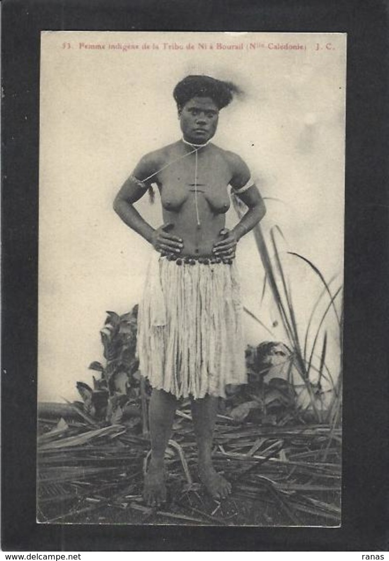 CPA Nu Féminin Ethnic Femme Nue Nouvelle Calédonie New Calédonia Non Circulé - Nouvelle Calédonie