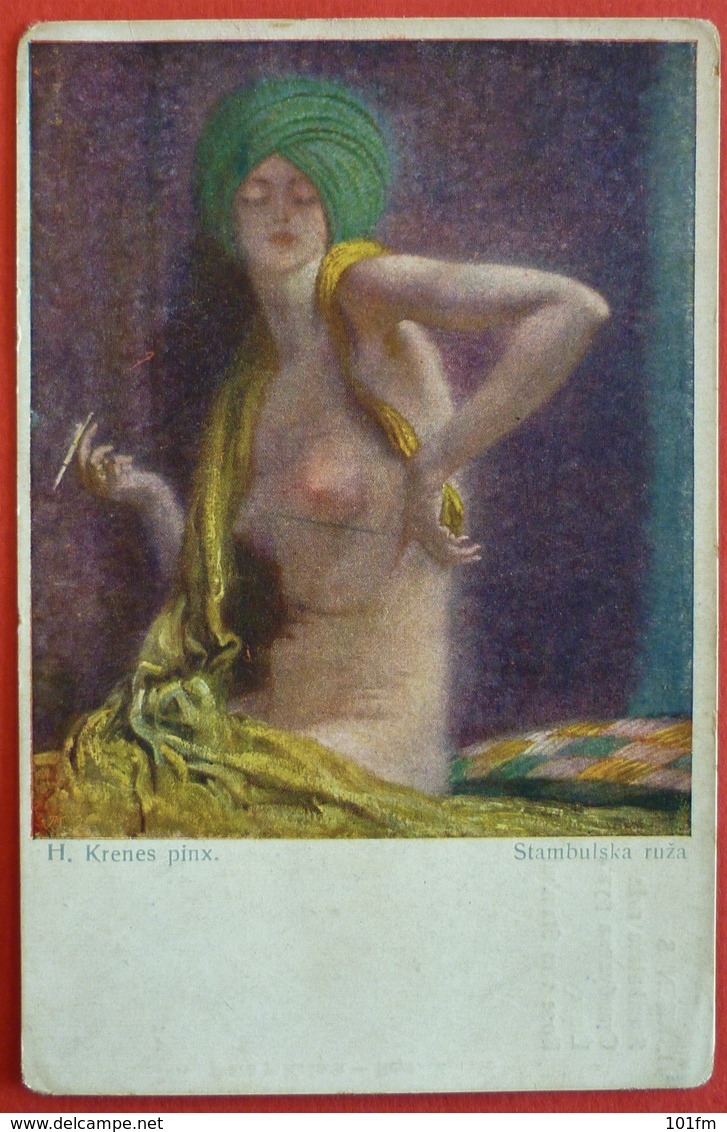 H. KRENES - ROSE VON STAMBUL , NUDE PORTRAIT - Other & Unclassified