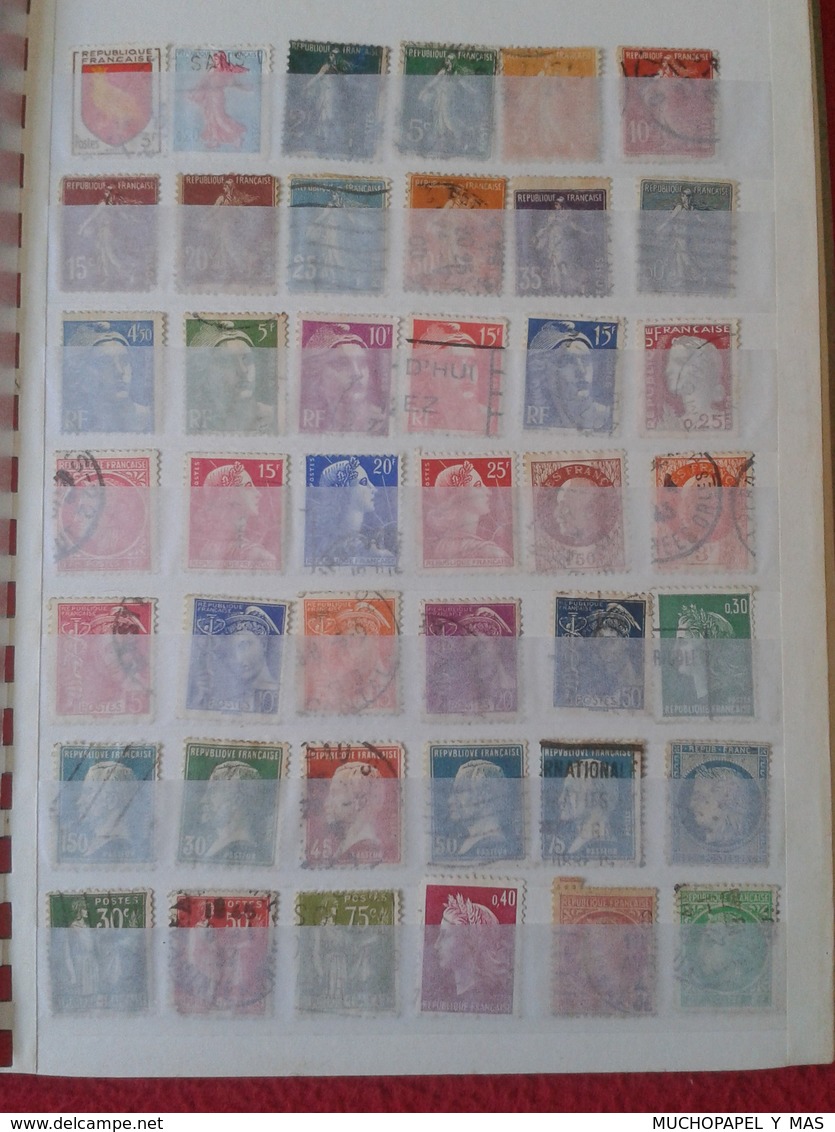 GRAN COLECCIÓN DE SELLOS EN ALBUM, DE DIFERENTES Y VARIADOS PAISES, GRAN CANTIDAD STAMP STAMPS COLLECTION MANY COUNTRIES - Collections (en Albums)