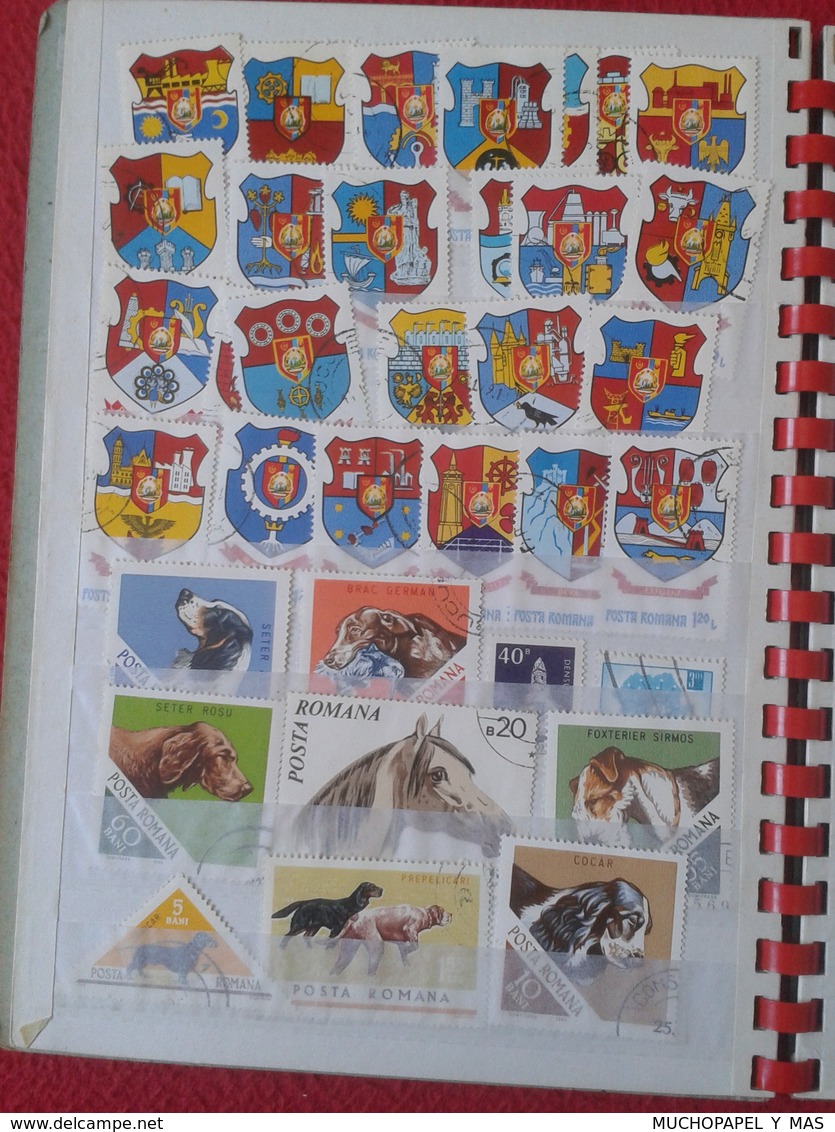 GRAN COLECCIÓN DE SELLOS EN ALBUM, DE DIFERENTES Y VARIADOS PAISES, GRAN CANTIDAD STAMP STAMPS COLLECTION MANY COUNTRIES