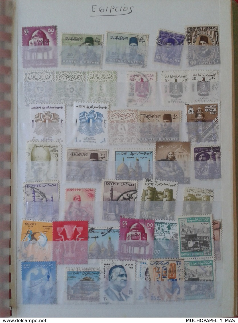 GRAN COLECCIÓN DE SELLOS EN ALBUM, DE DIFERENTES Y VARIADOS PAISES, GRAN CANTIDAD STAMP STAMPS COLLECTION MANY COUNTRIES