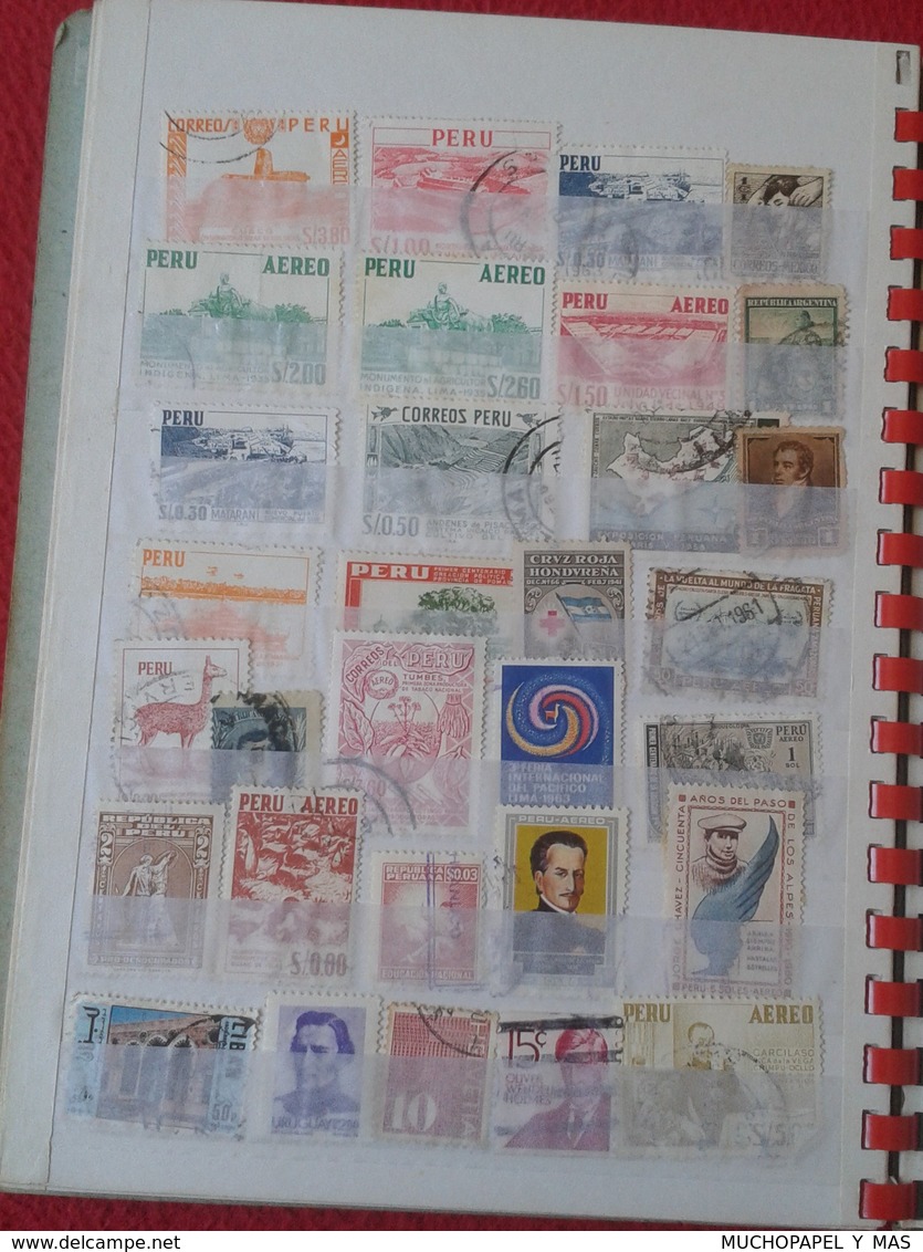 GRAN COLECCIÓN DE SELLOS EN ALBUM, DE DIFERENTES Y VARIADOS PAISES, GRAN CANTIDAD STAMP STAMPS COLLECTION MANY COUNTRIES