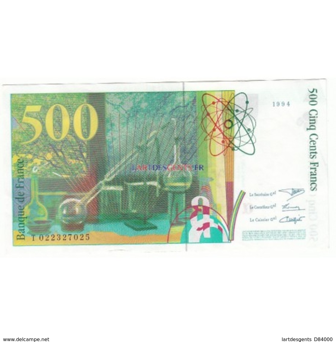 500 Francs PIERRE ET MARIE CURIE 1994 Fayette F76.1 - 500 F 1994-2000 ''Pierre Et Marie Curie''