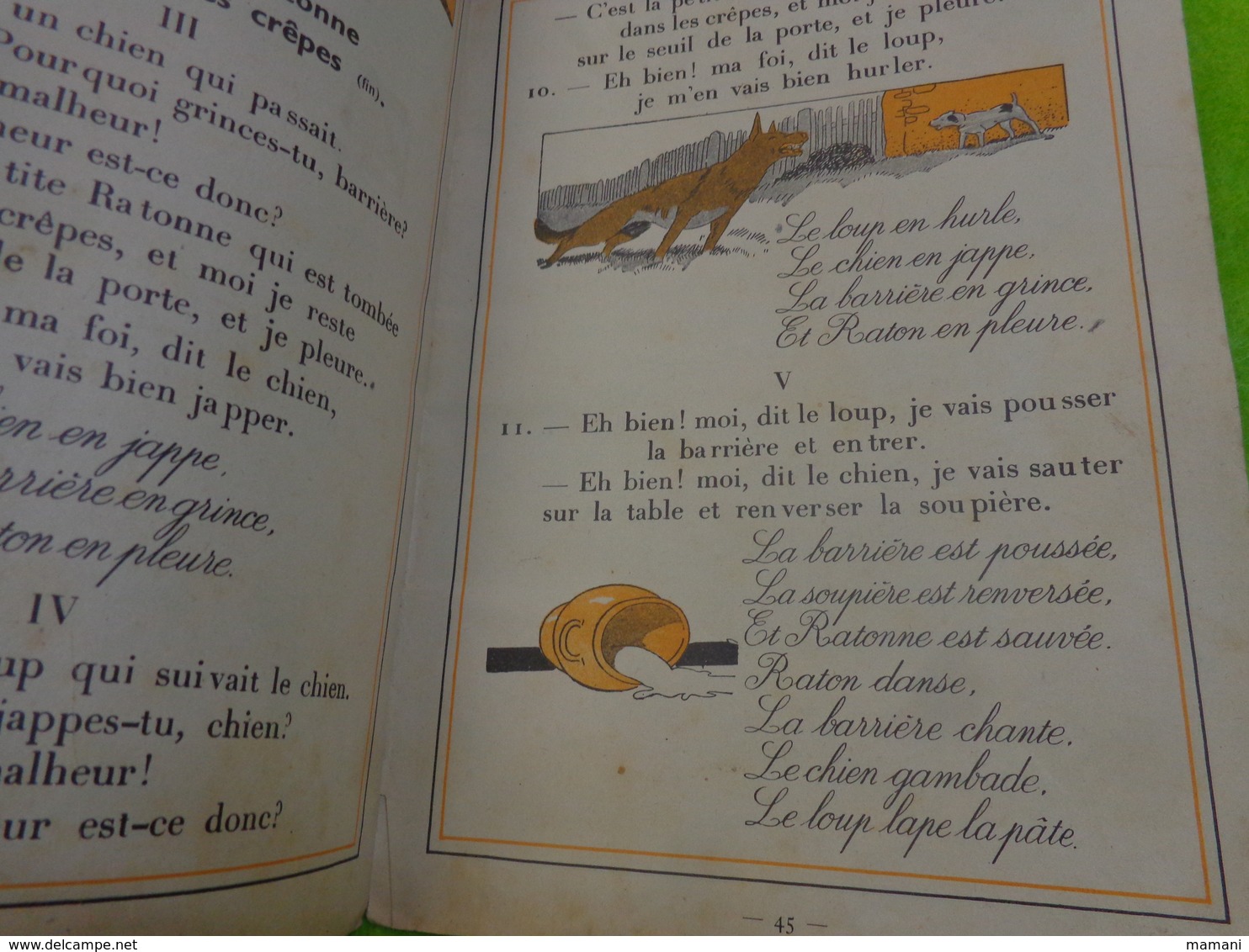 Lot De 3 LA METHODE ROSE NOS AMIS LILI ET TOTO -la 1ere Annee De Recitation 1895 Certificat D'etude - Autres & Non Classés