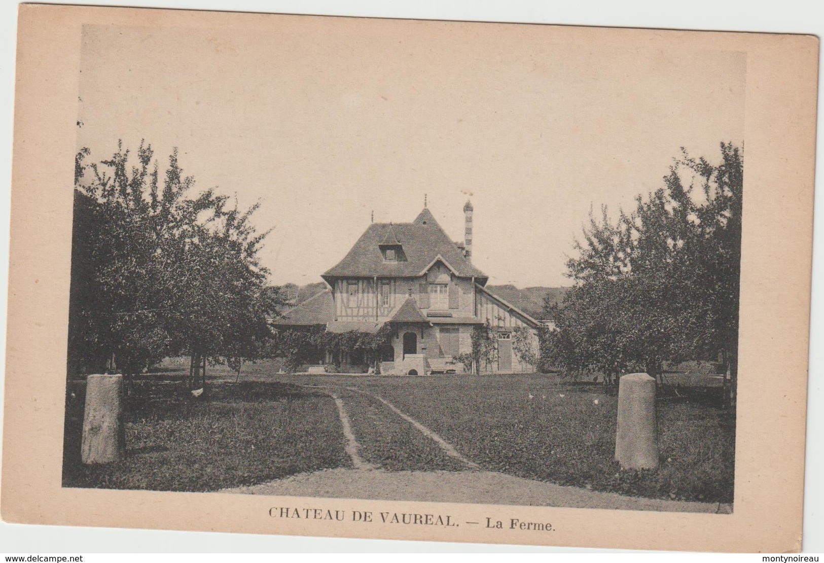 DAV : Val D ' Oise :  Chateau  De  VAUREAL  : La  Ferme - Vauréal