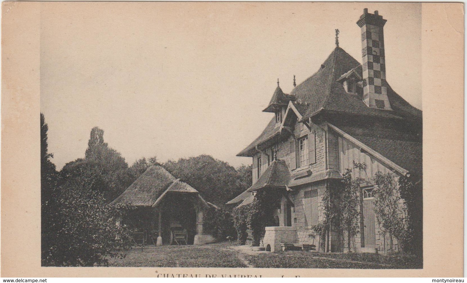 DAV : Val D ' Oise :  Chateau  De  VAUREAL  : La  Ferme - Vauréal
