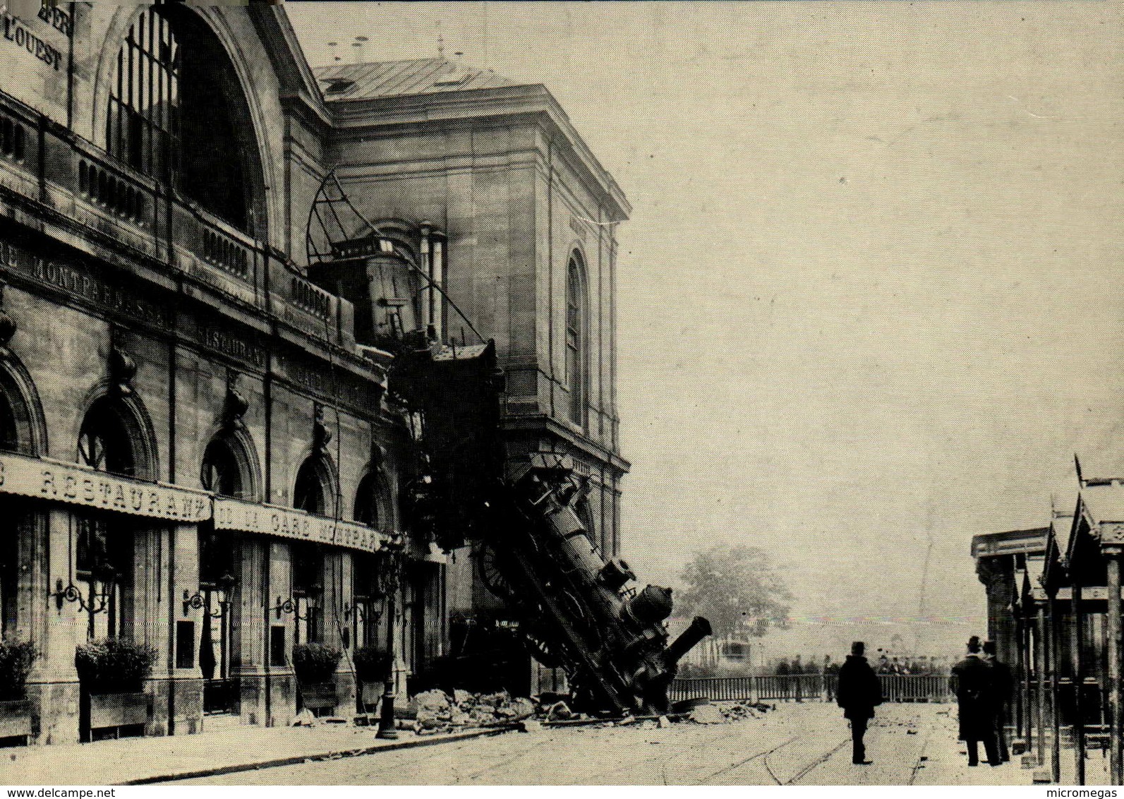 Reproduction - 75 - PARIS - Accident De La Gare Montparnasse - Catastrophes