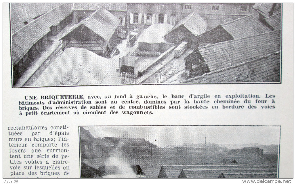 Magazine Avec Article "Les Briqueteries De Boom" 1938 - Collections