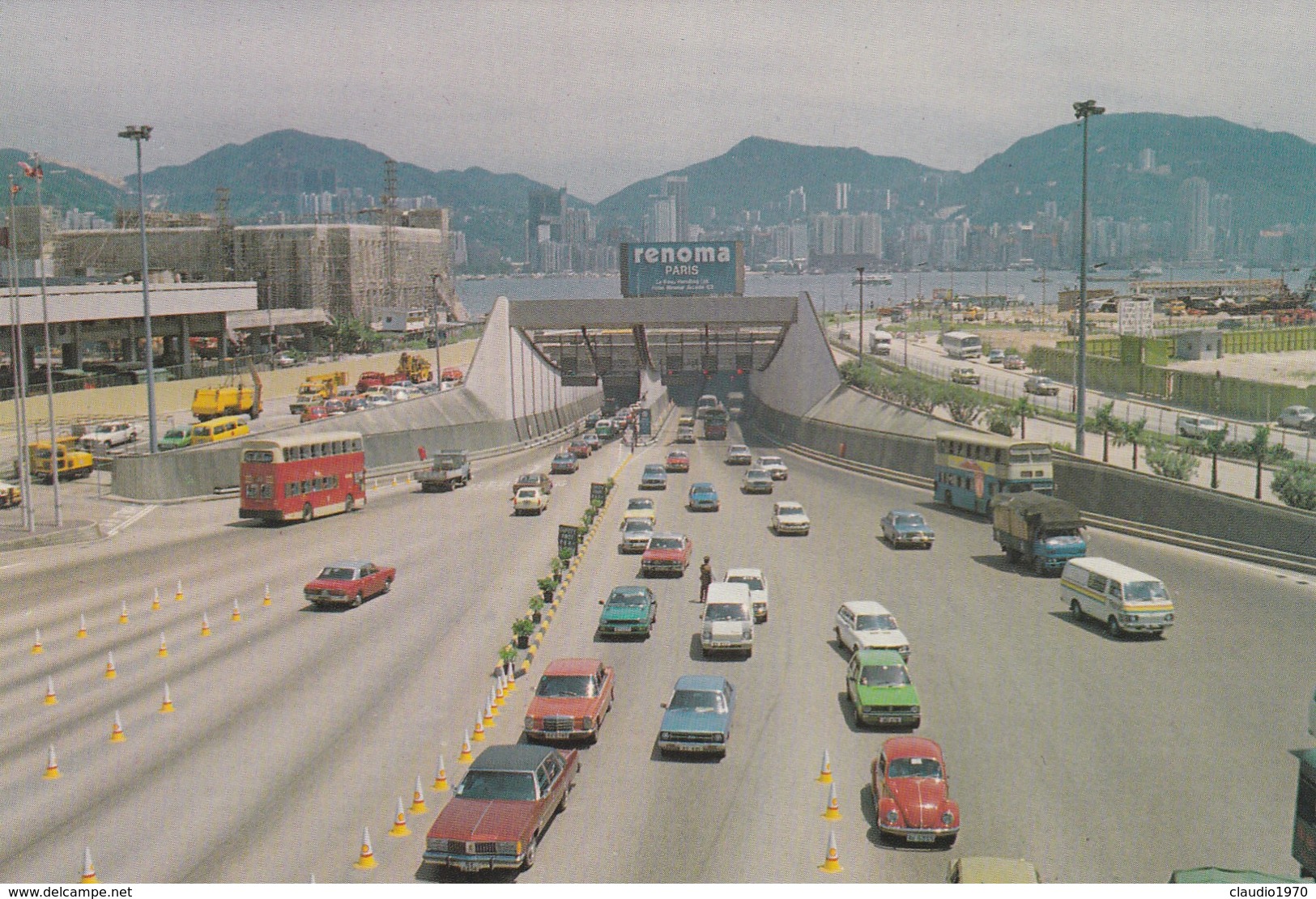 CARTOLINA - HONG KONG - HARBOUR TUNNEL ENTRANCE - China (Hong Kong)