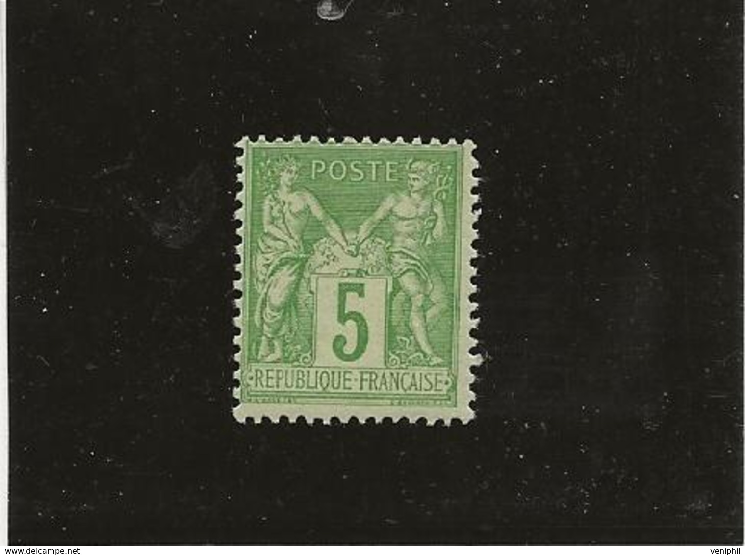 TIMBRE TYPE SAGE N° 106 - NEUF TRES INFIME CHARNIERE - ANNEE 1898 - COTE : 50 € - 1876-1898 Sage (Tipo II)