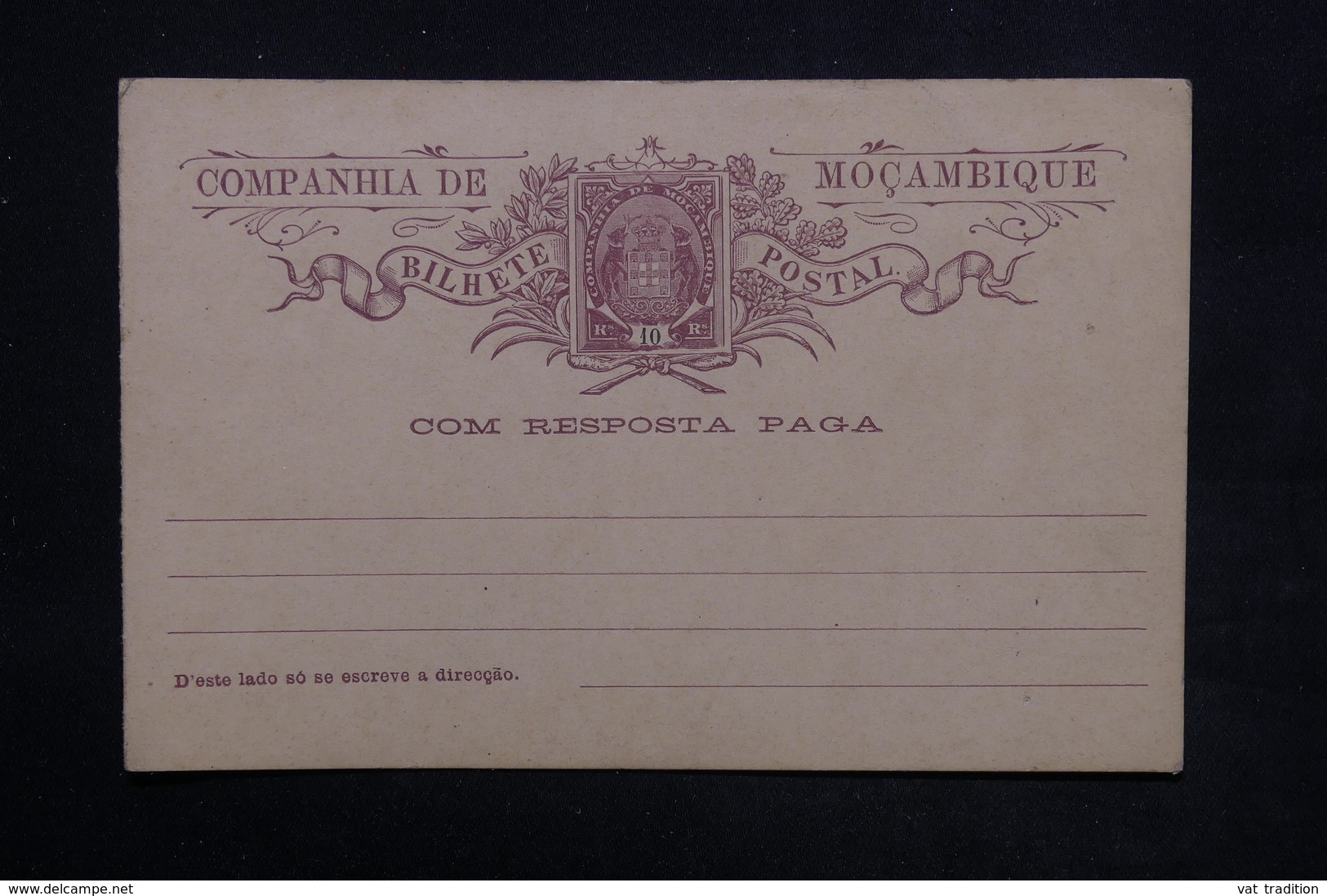 MOZAMBIQUE - Entier Postal Avec Réponse , Non Circulé - L 23956 - Mozambique