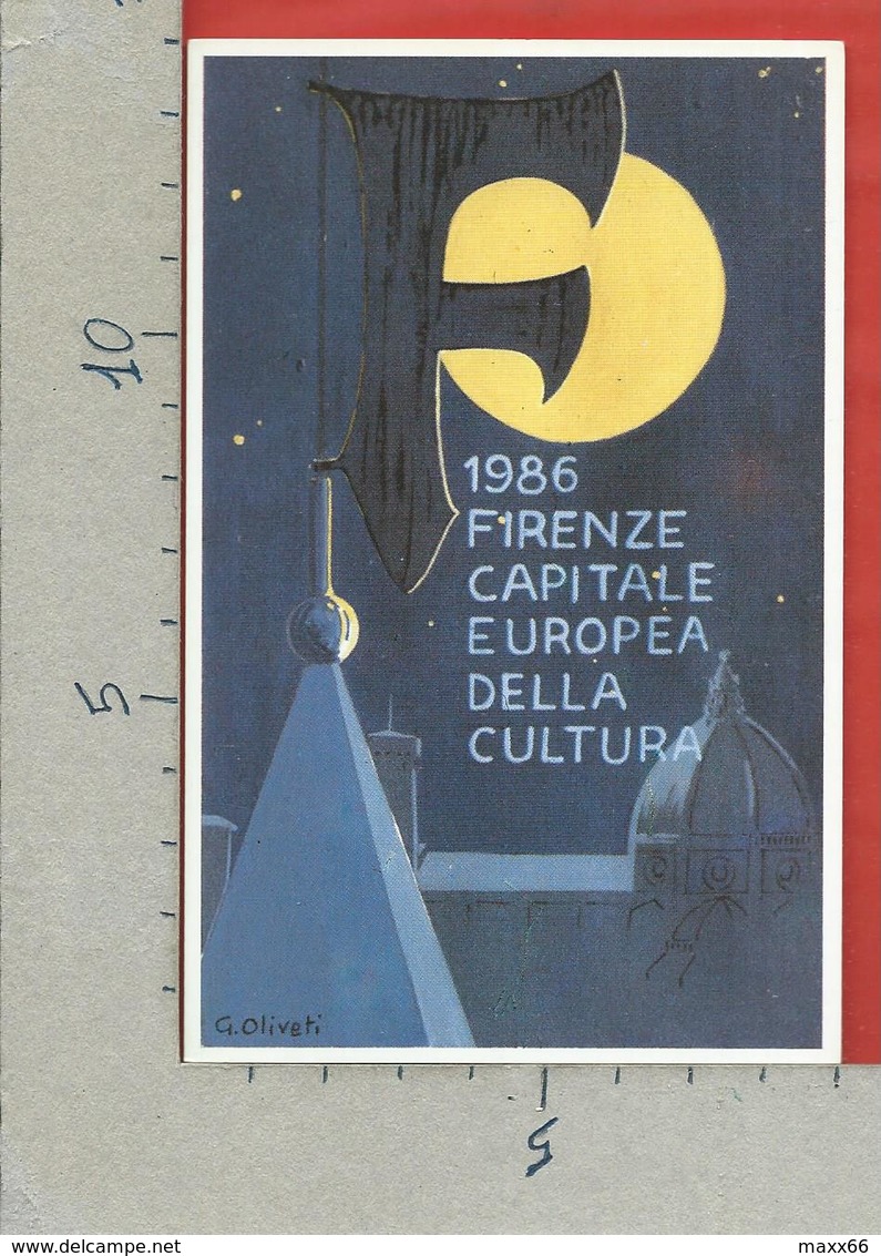 CARTOLINA NV ITALIA - FIRENZE - Capitale Europea Cultura - Numerata 0408 - Simbolo - 9 X 14 - Manifestazioni