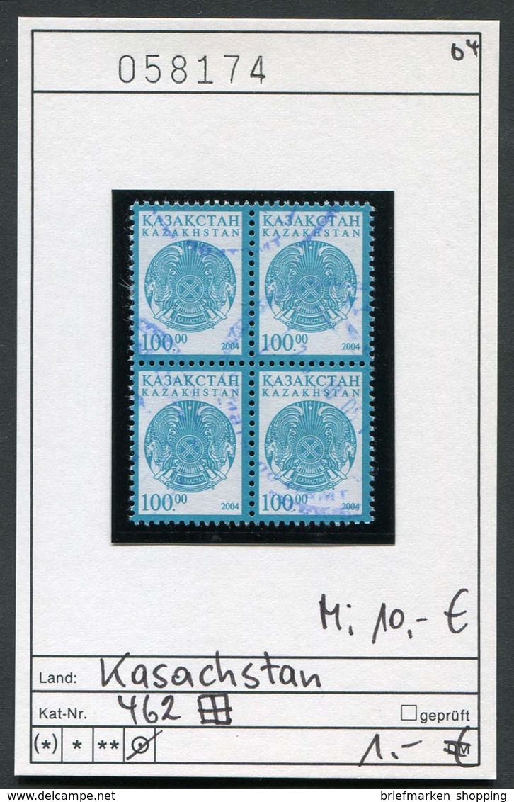 Kasachstan - Kazakhstan - Michel 462 Viererblock / Bloc De 4 - Oo Oblit. Used Gebruikt - - Kasachstan