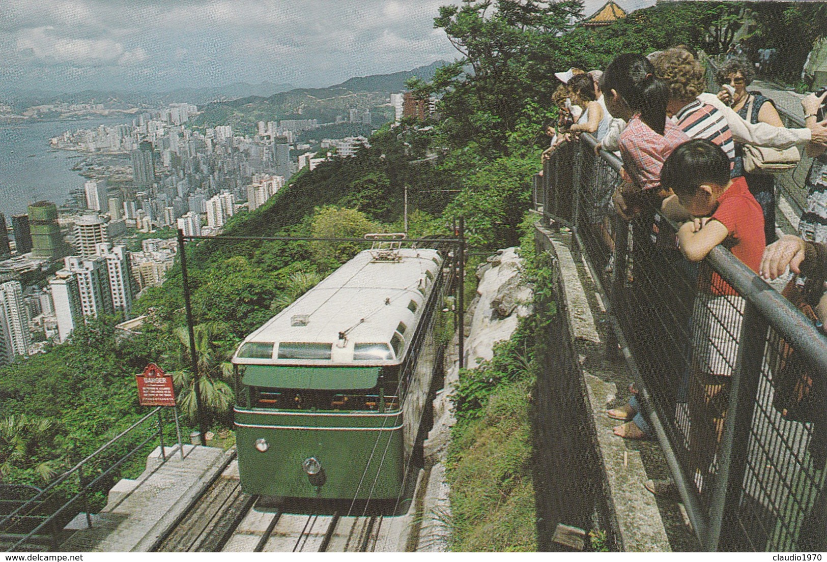 CARTOLINA - HONG KONG - PEAK TRAM - Cina (Hong Kong)