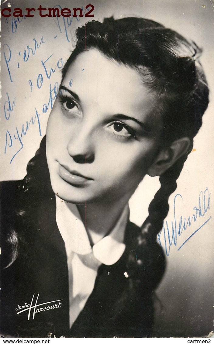 AUTOGRAPHE DEDICACE MARIE-JOSE NEUVILLE CHANTEUSE ACTRICE ANIMATRICE RADIO TELEVISION CELEBRITE - Cantanti E Musicisti