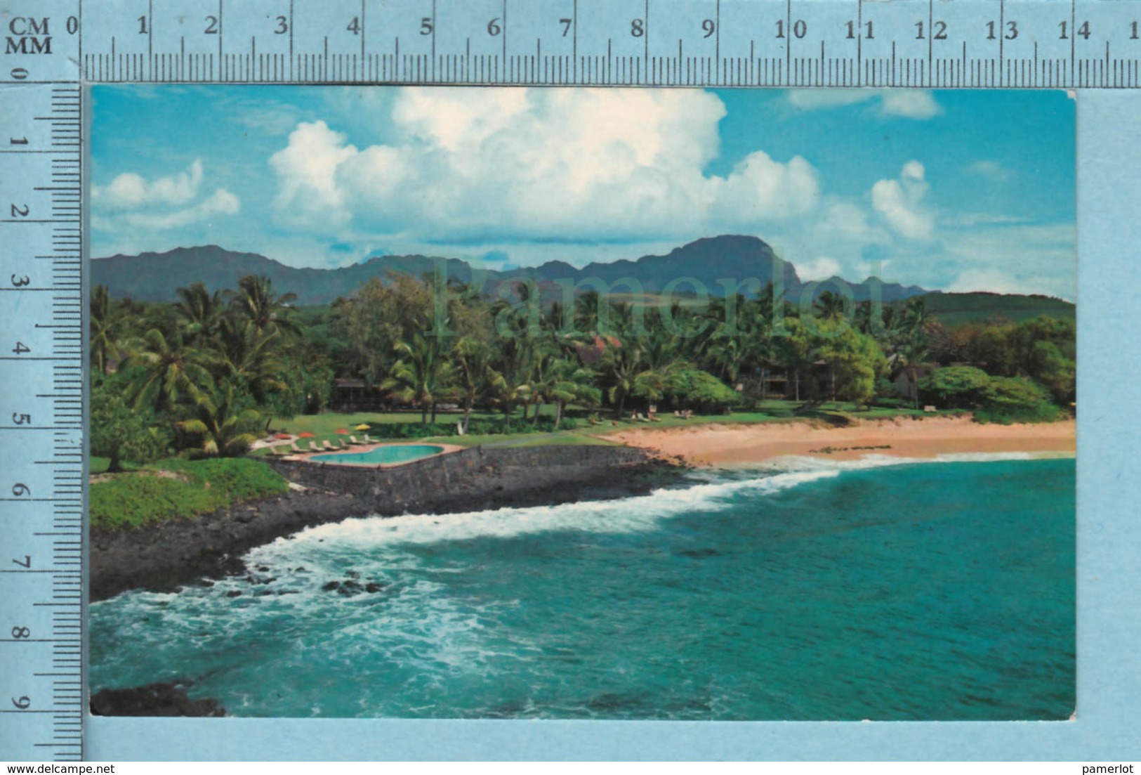 Kauai Hawaii - Waiohai Resort Hotel, Used In 1976, + 3 USA Stamps - Post Card Carte Postale - Kauai