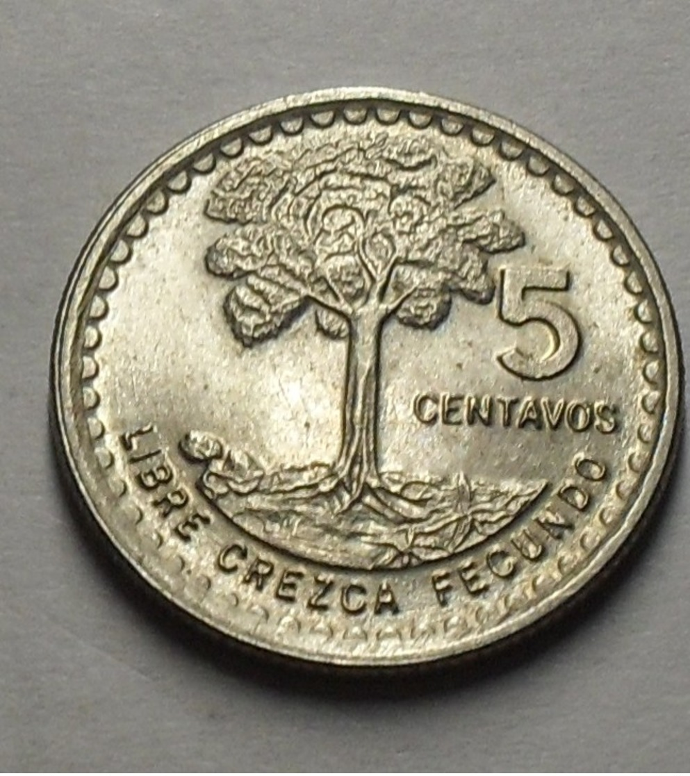 1971 - Guatemala - 5 CENTAVOS - KM 270 - Guatemala