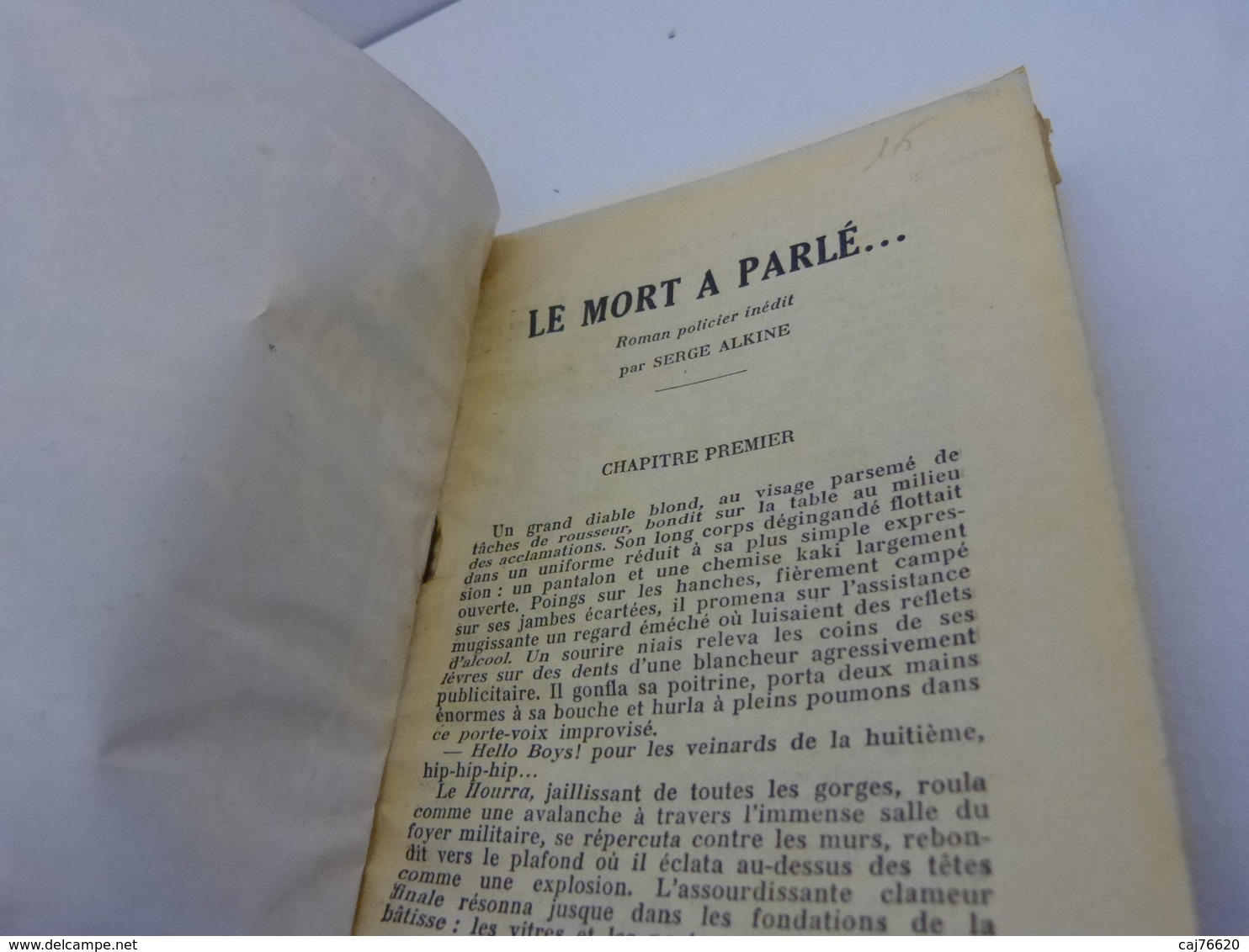 Le Mort A Parlé  , Serge Alkine , Police Et Mystère 1958 (cai01) - Ferenczi