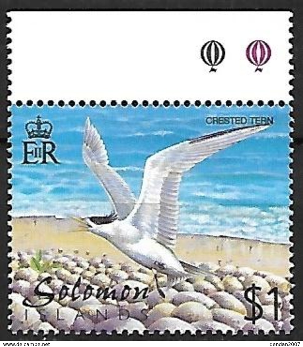 Solomon 2001 - MNH - Birds Definitives :  Greater Crested Tern  -  Thalasseus Bergii - Mouettes