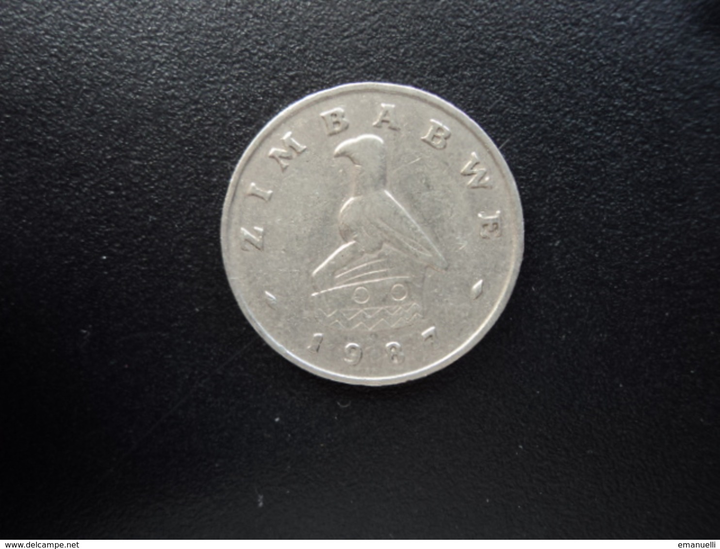 ZIMBABWE : 20 CENTS   1987    KM 4     TTB - Zimbabwe