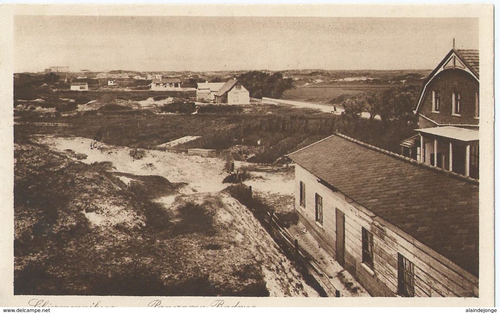 Schiermonnikoog - Panorama Badweg - Uitg. Firma R. Zeilinga - 1928 - Schiermonnikoog