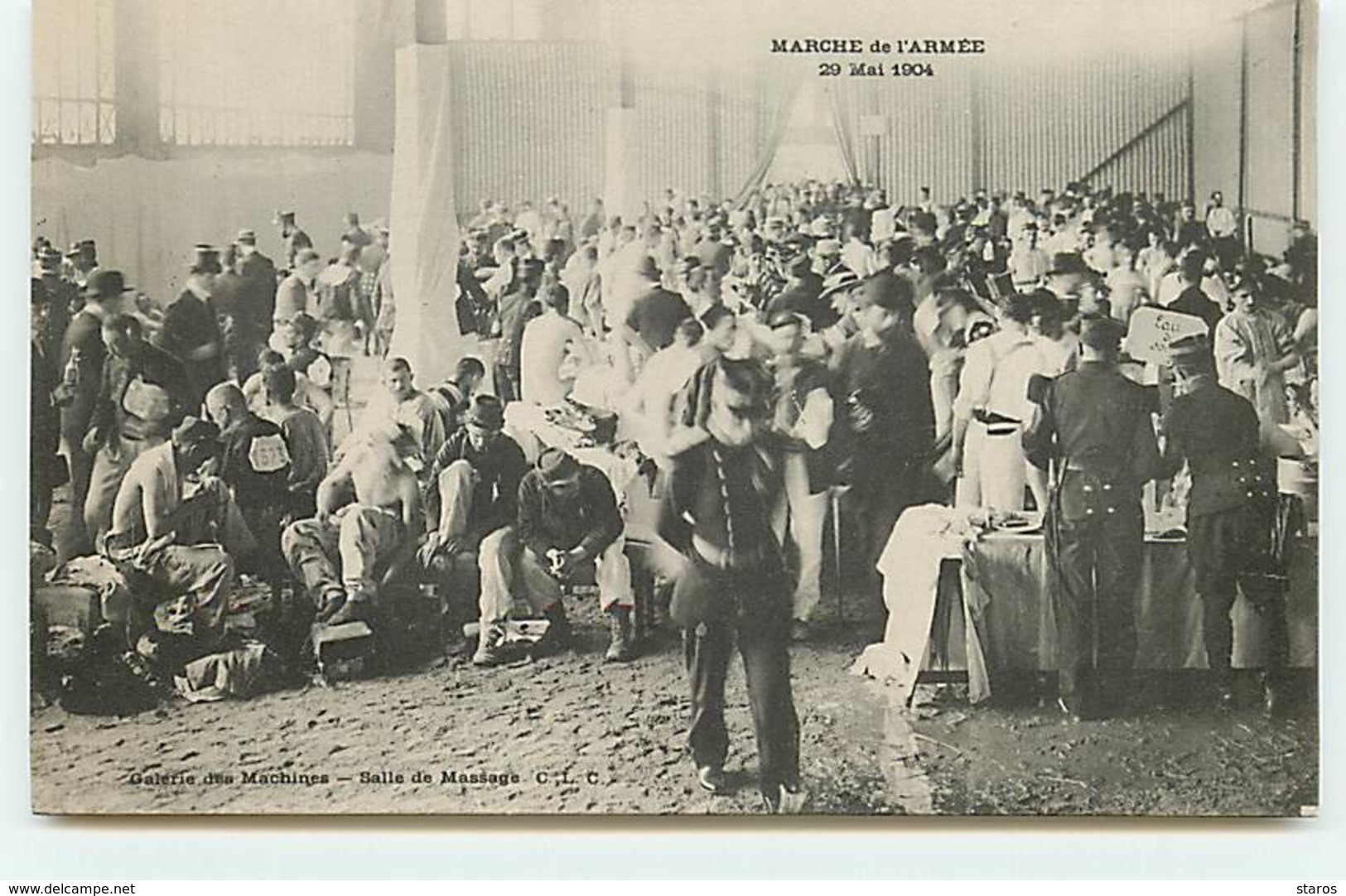 PARIS - Marche De L'Armée 29 Mai 1904 - Galerie Des Machines - Salle De Massage - Autres & Non Classés