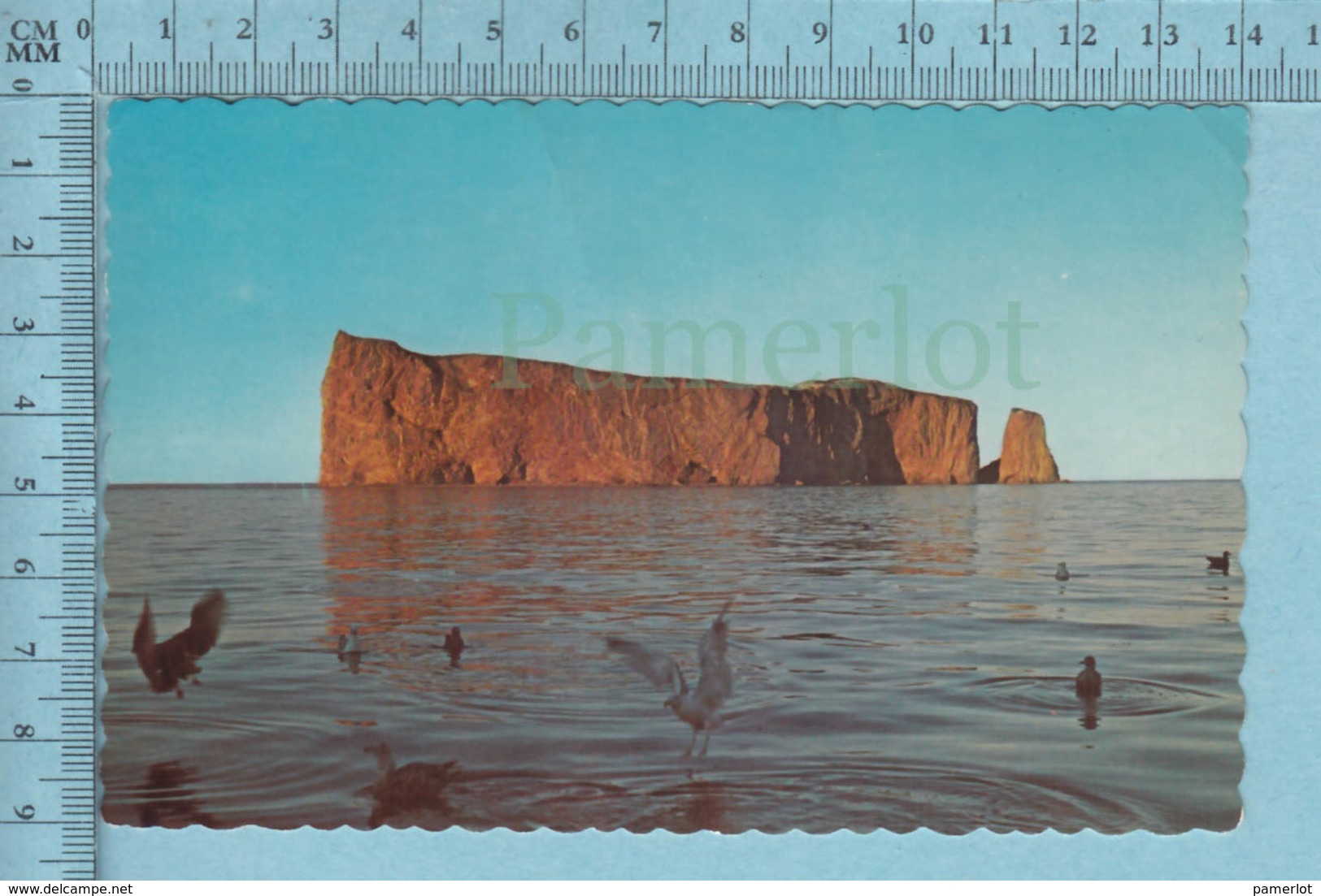 Perce Quebec - Le Rocher Percé Au Couché De Soleil- A Servit En 1968 >+ Timbre CND - Percé