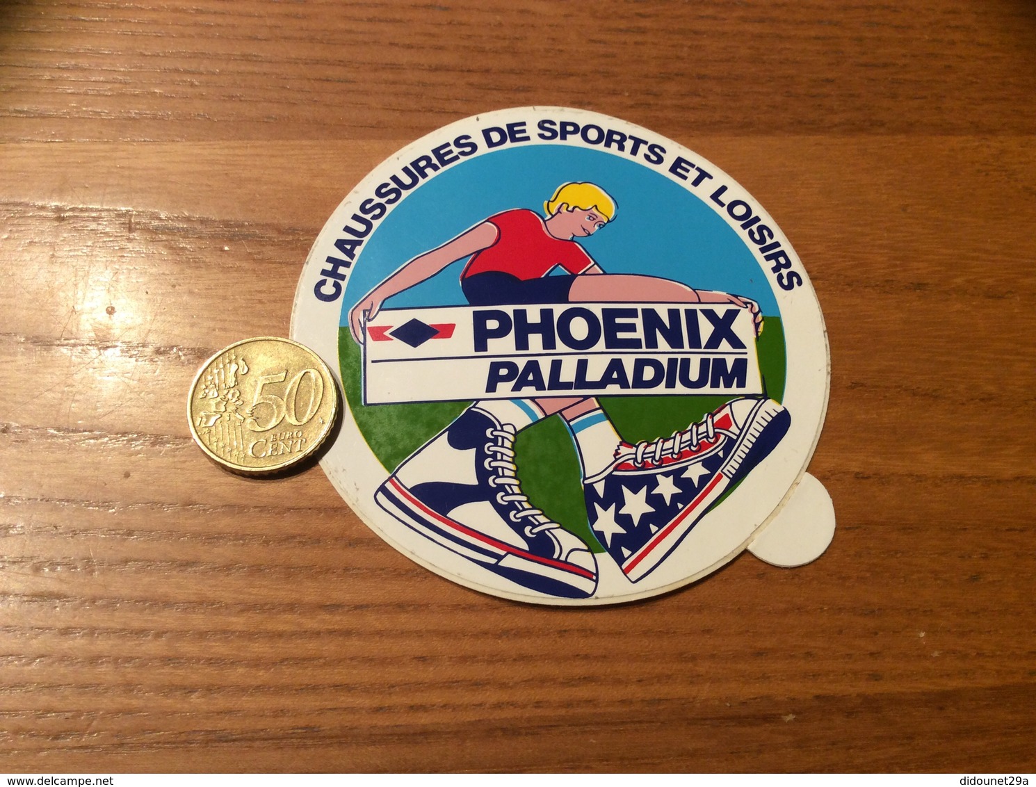 AUTOCOLLANT, Sticker * «CHAUSSURES DE SPORTS ET LOISIRS - PALLADIUM - PHOENIX » (PONT DE CHÉRUY (38) - Autocollants