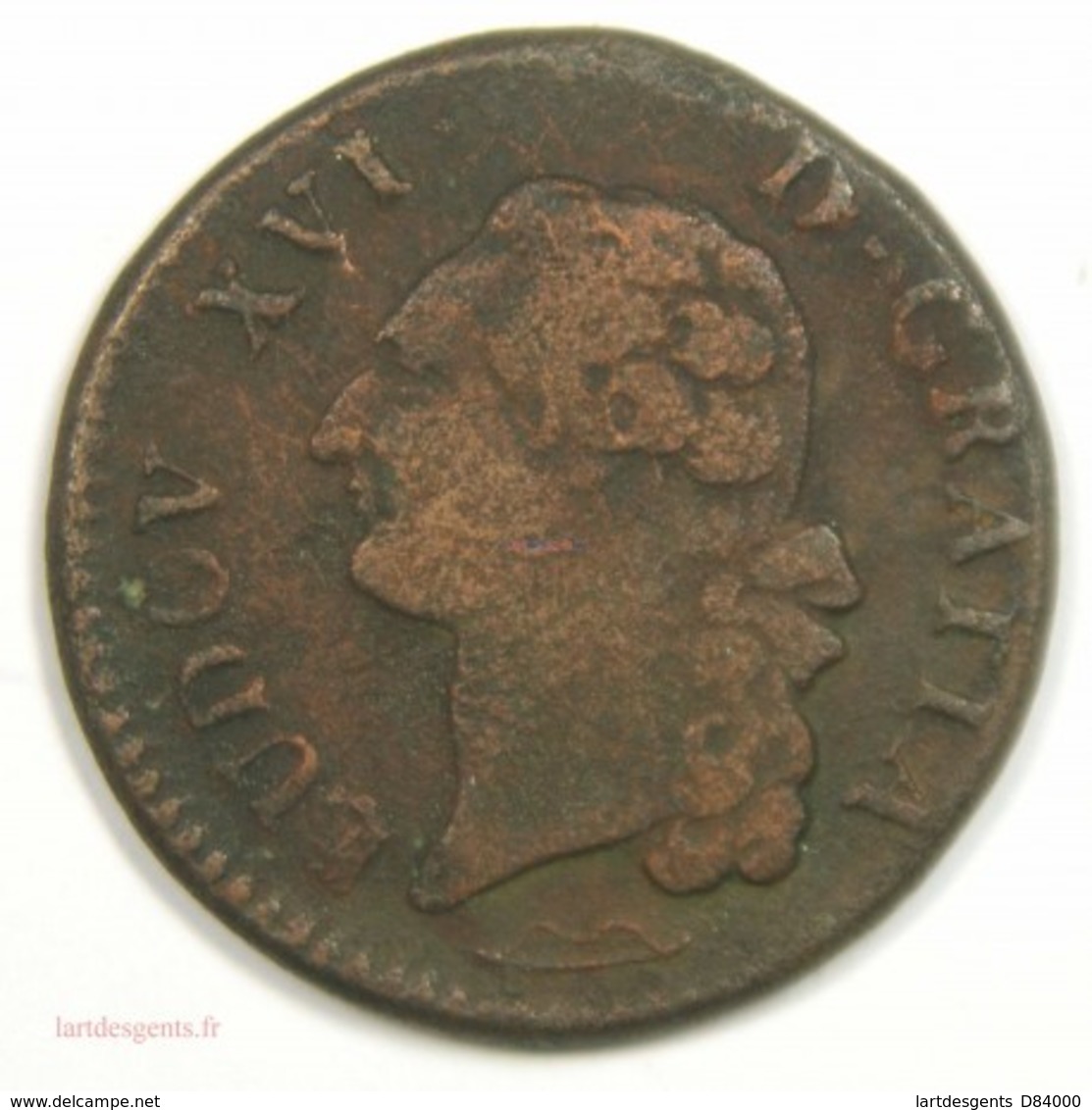 Louis XVI – SOL 1782 AIX - 1774-1791 Luigi XVI