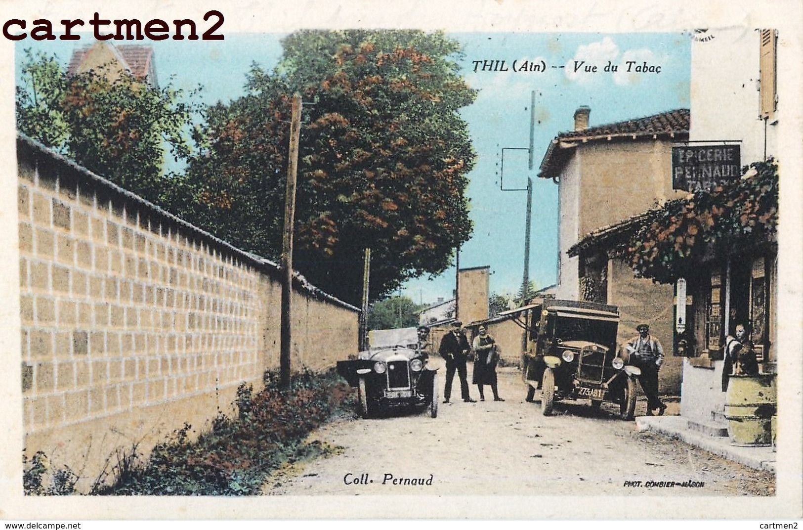 THIL VUE DU TABAC ANIME AUTOMOBILES VOITURES ANIMEE 01 AIN - Non Classés