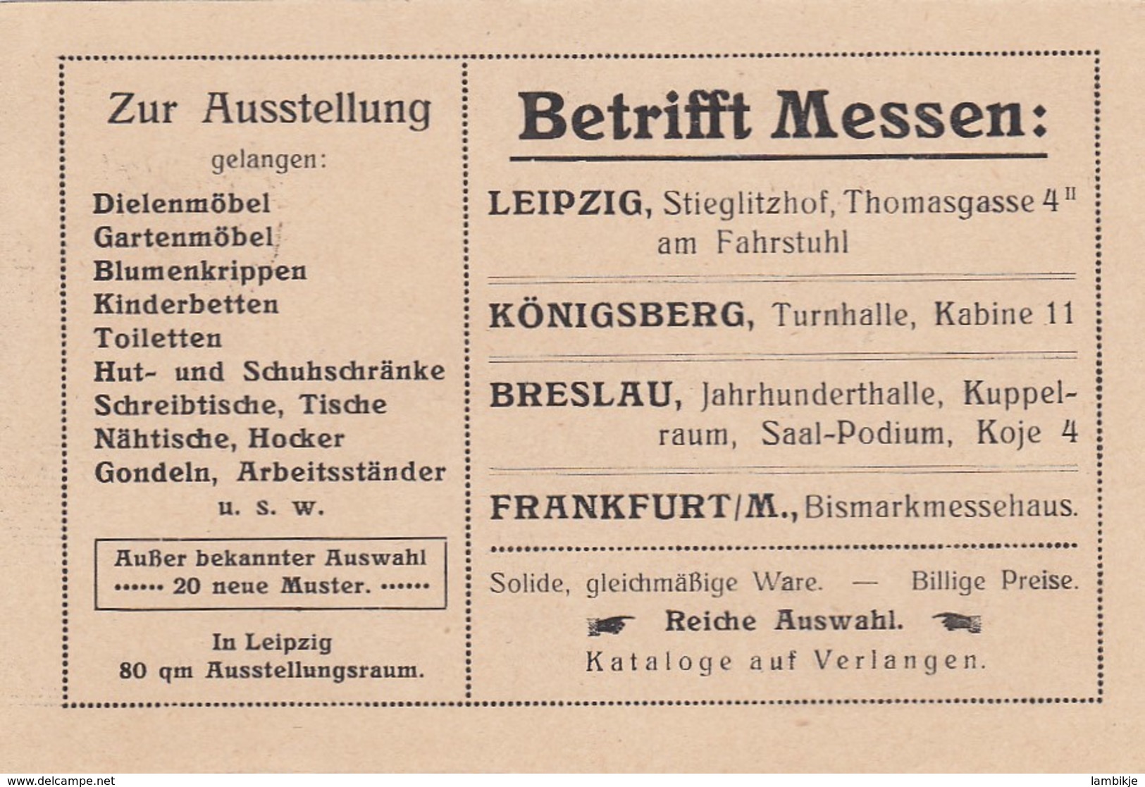 Deutsches Reich Postkarte INFLA Werbung 1920-23 - Oblitérés