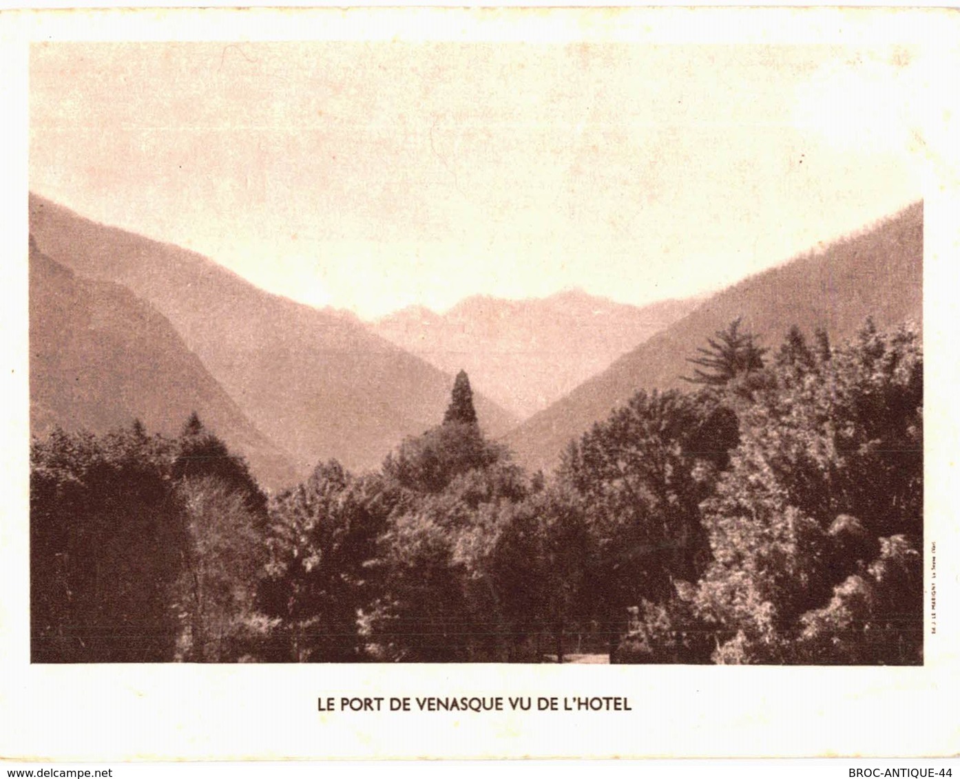 CPM* N°2167 -LOT DE 2 CARTES DE BAGNERES-DE-LUCHON- HOTEL DARDENNE CARTE DOUBLE+ VALLEE DU LYS - LAC VERT - VUE AERIENNE - Autres & Non Classés