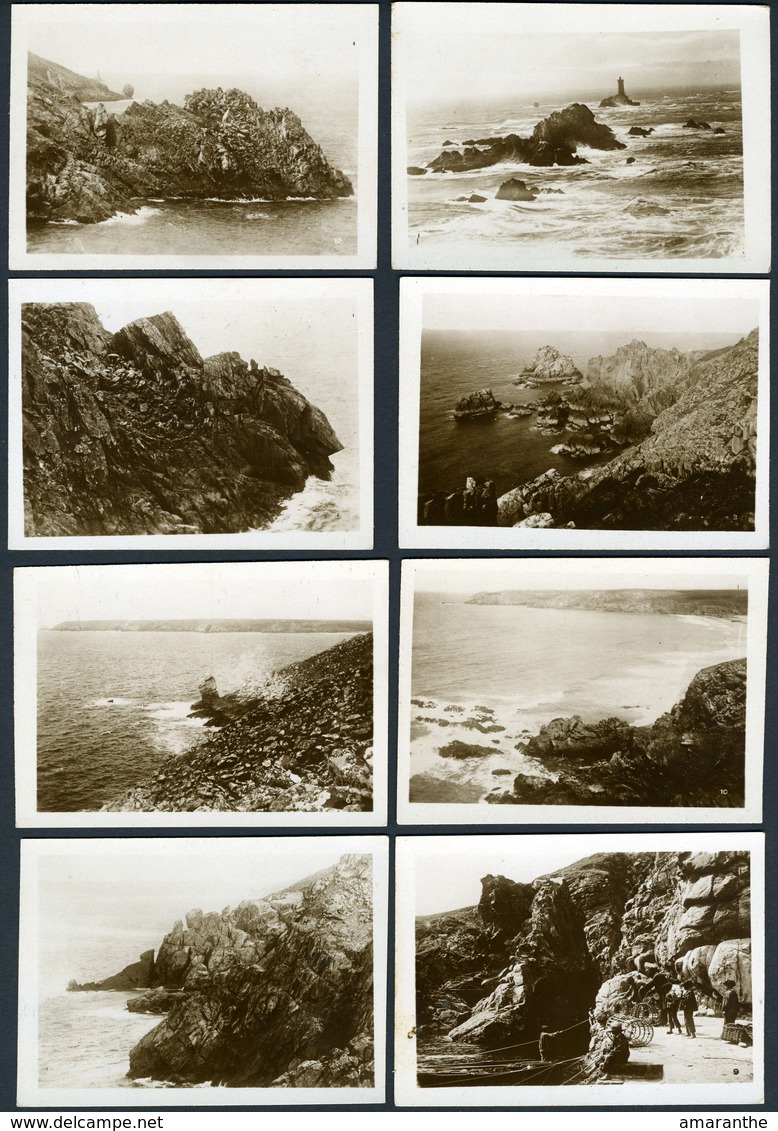 LA POINTE DU RAZ - Pochette De 12 Mini-photos De 9x7 Cm (voir 2 Scans) - Orte