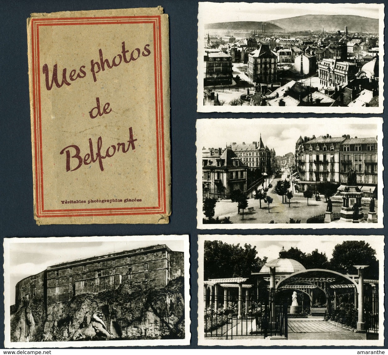 BELFORT - Pochette De 12 Mini-photos De 11X6,5cm (voir 3 Scans) - Places
