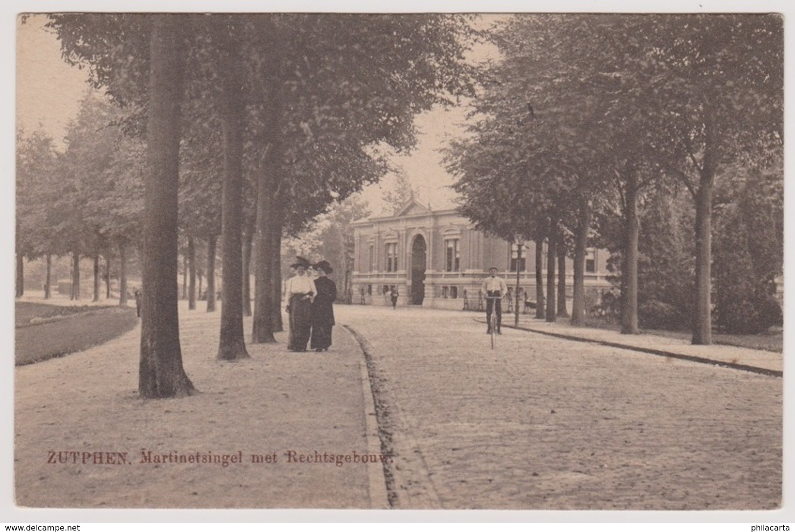 Zutphen - Martinetsingel Met Rechtsgebouw - 1911 - Zutphen